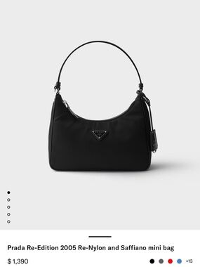 Prada nylon re edition 2005 purse
